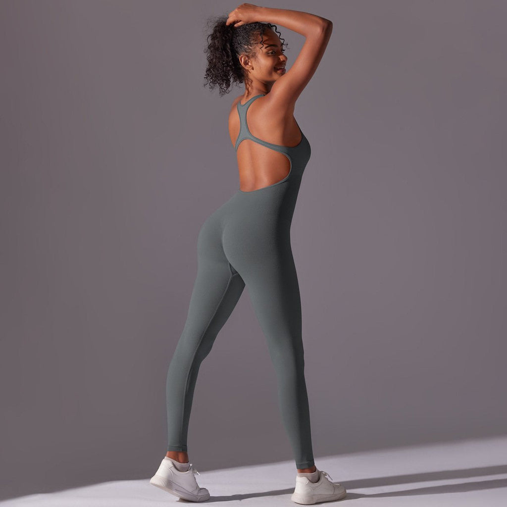 Womens Fitness Training 90% nylon 10% spandex Bodysuit Y-6655 print logo 73