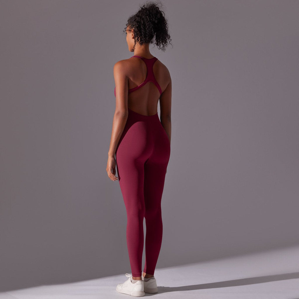 Womens Fitness Training 90% nylon 10% spandex Bodysuit Y-6655 print logo 49
