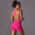 Womens Yoga Activewear 90% nylon 10% spandex Bodysuit Y-6655 print logo 33