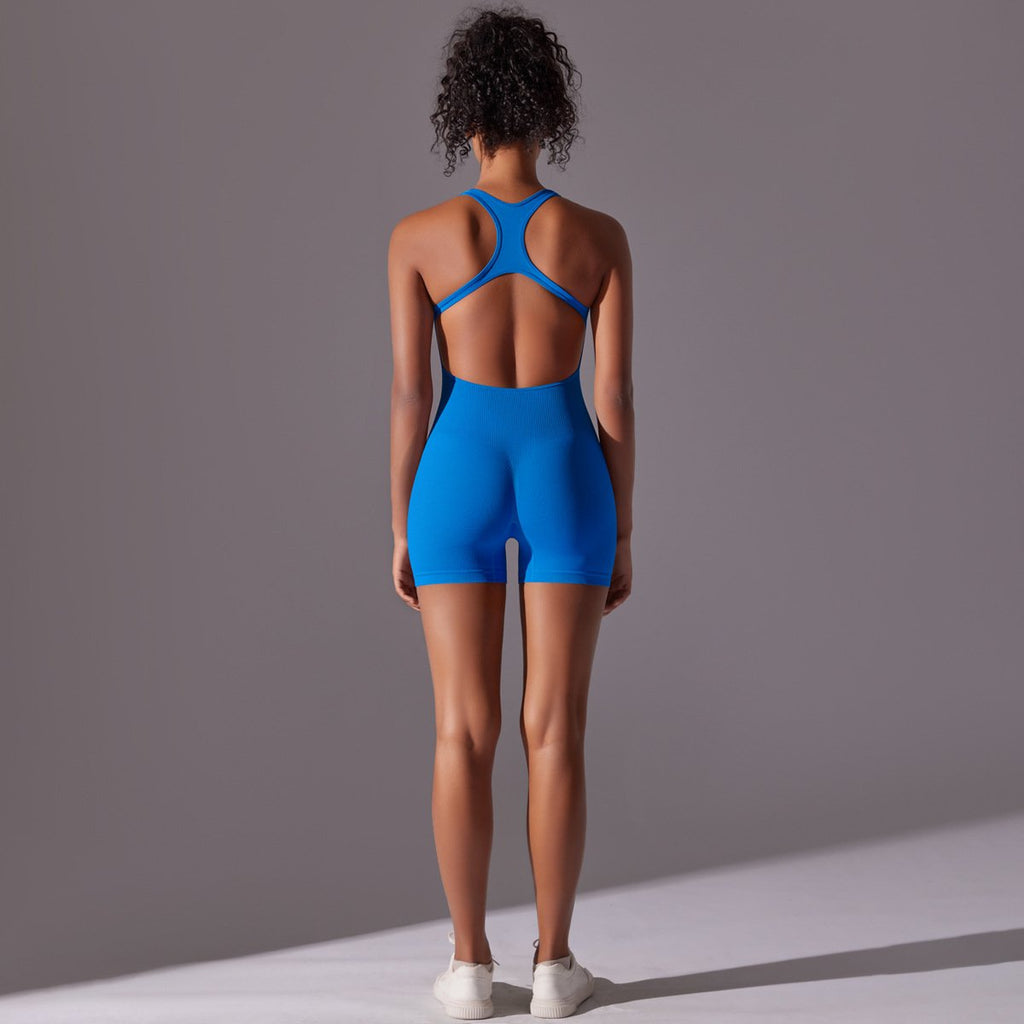Womens Yoga Activewear 90% nylon 10% spandex Bodysuit Y-6655 print logo 57