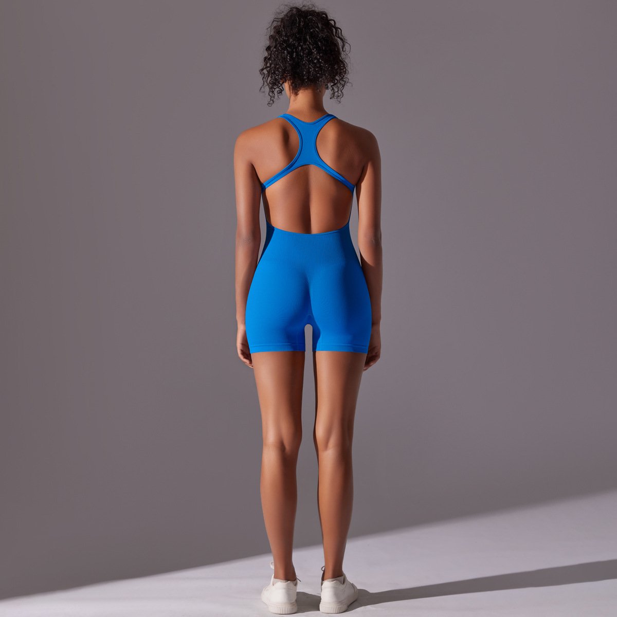 Womens Yoga Activewear 90% nylon 10% spandex Bodysuit Y-6655 print logo 57