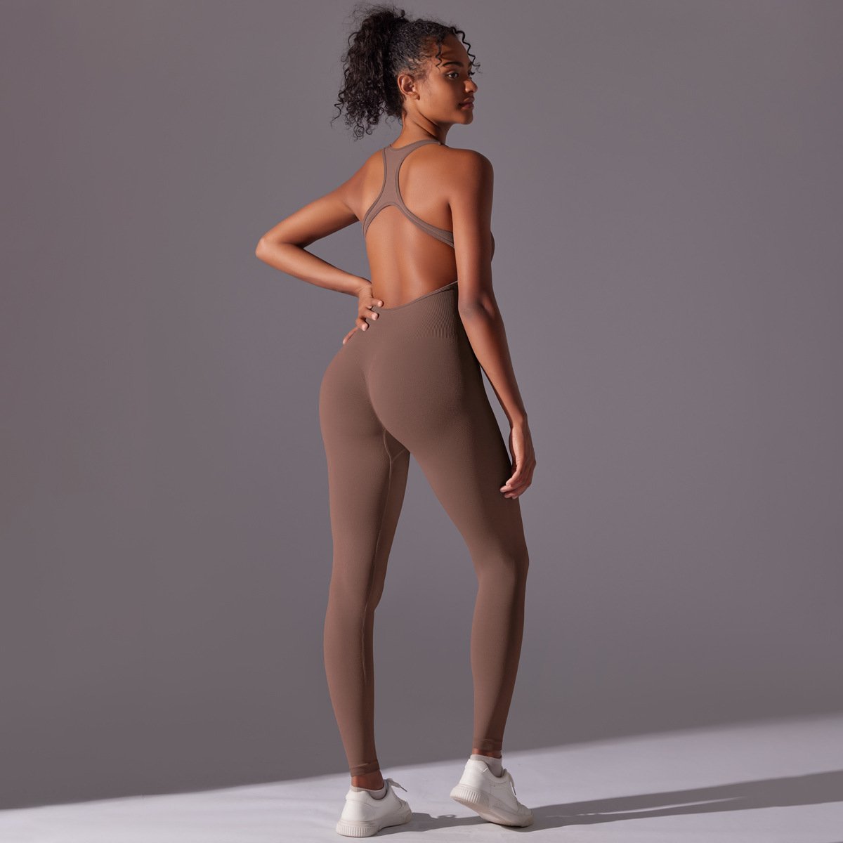 Womens Yoga Activewear 90% nylon 10% spandex Bodysuit Y-6655 print logo 90