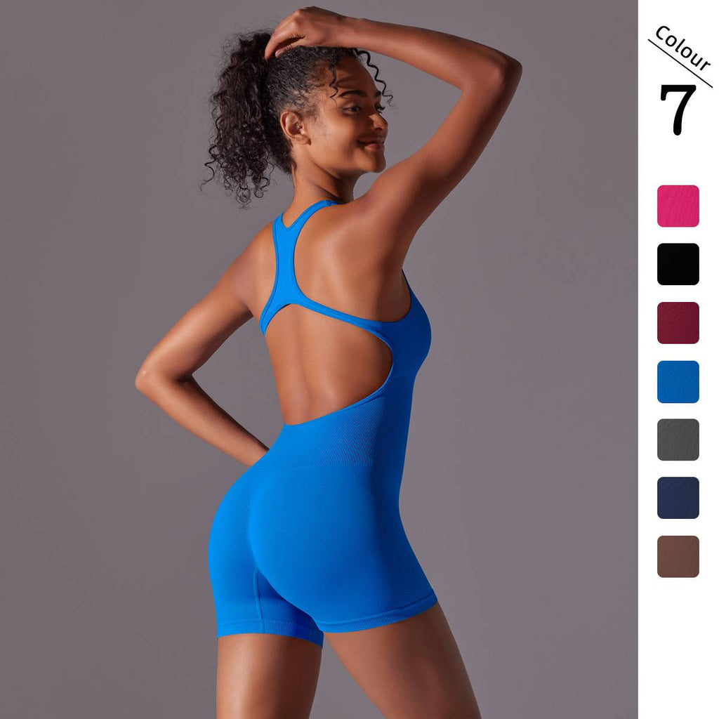 Womens Yoga Activewear 90% nylon 10% spandex Bodysuit Y-6655 print logo 22