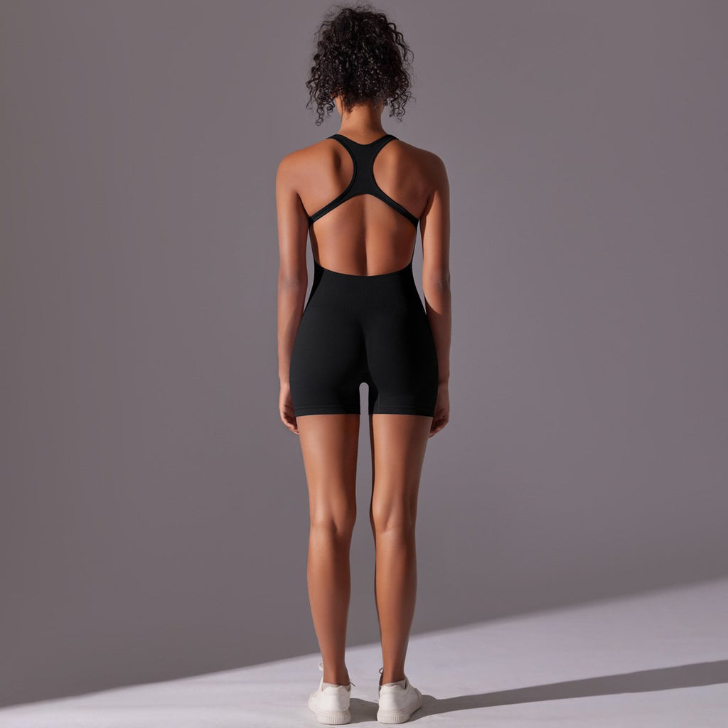 Womens Yoga Activewear 90% nylon 10% spandex Bodysuit Y-6655 print logo 38