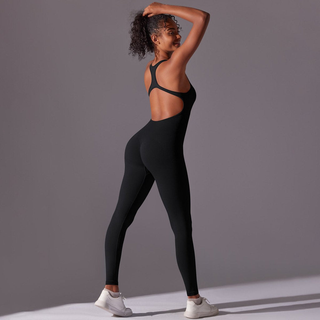 Womens Fitness Training 90% nylon 10% spandex Bodysuit Y-6655 print logo 42