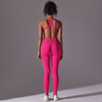 Womens Fitness Training 90% nylon 10% spandex Bodysuit Y-6655 print logo 30