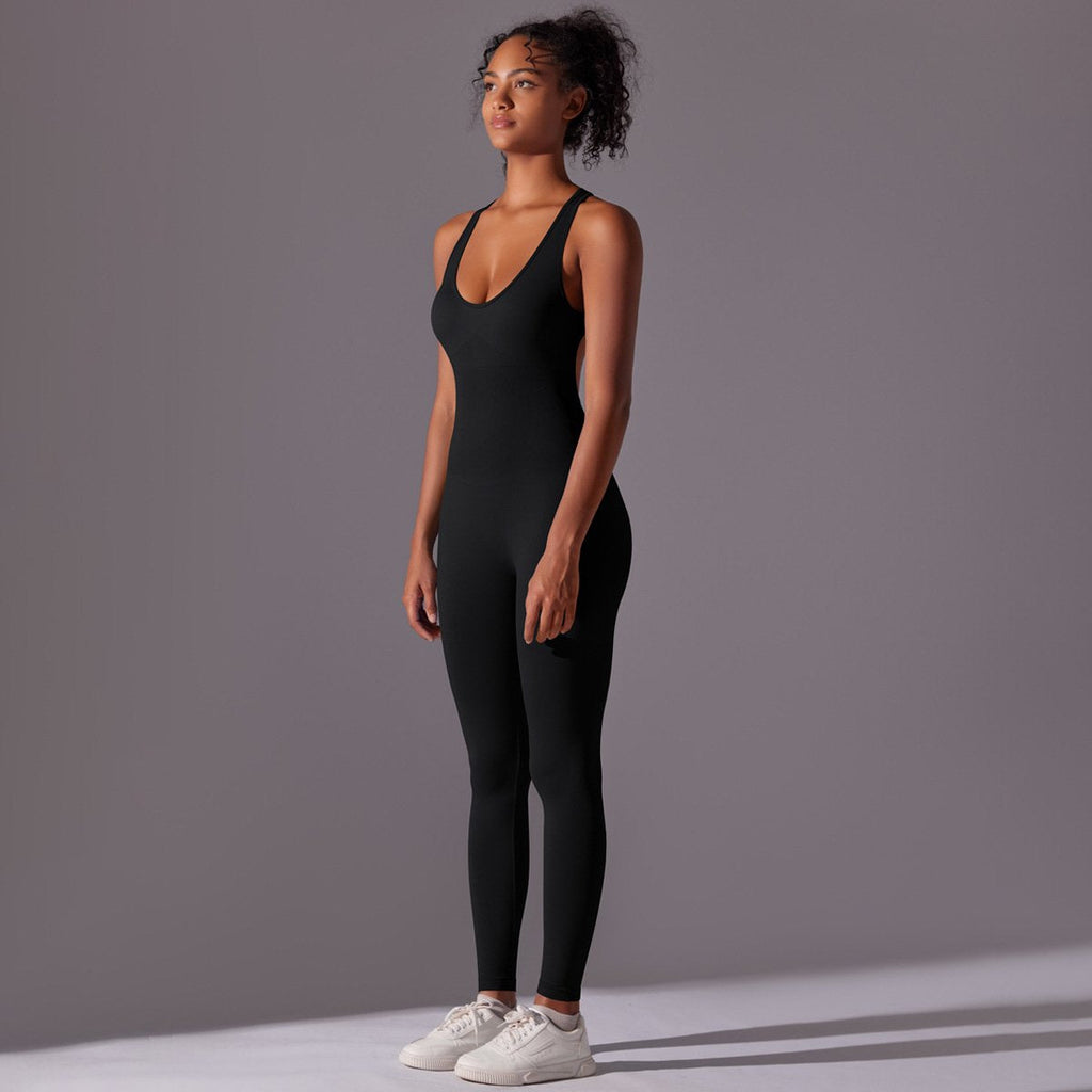 Womens Fitness Training 90% nylon 10% spandex Bodysuit Y-6655 print logo 38