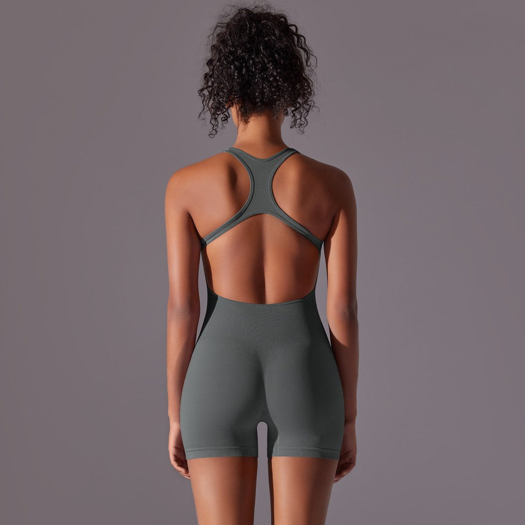 Womens Yoga Activewear 90% nylon 10% spandex Bodysuit Y-6655 print logo 74