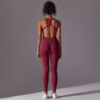 Womens Fitness Training 90% nylon 10% spandex Bodysuit Y-6655 print logo 50