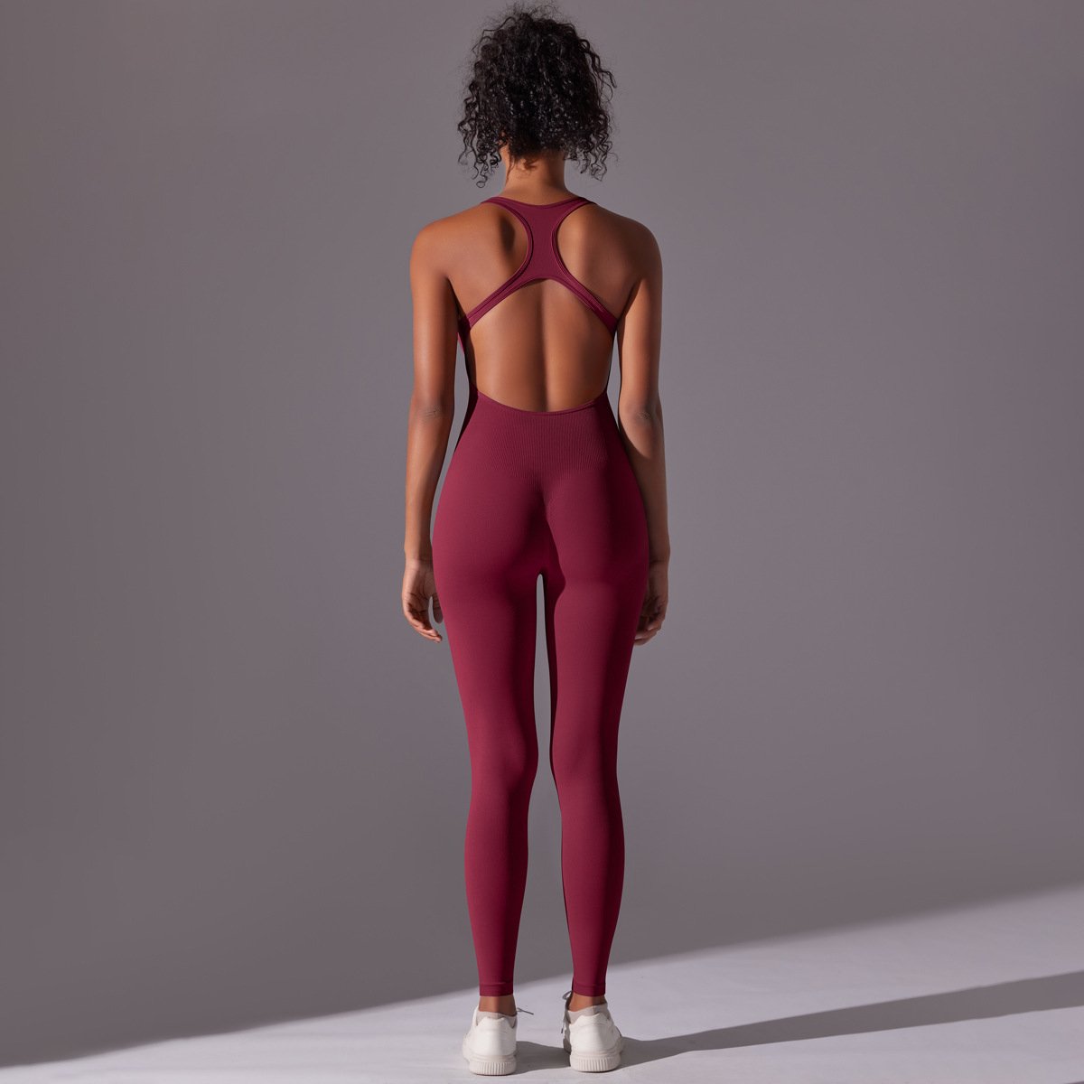 Womens Fitness Training 90% nylon 10% spandex Bodysuit Y-6655 print logo 50