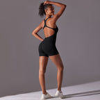 Womens Yoga Activewear 90% nylon 10% spandex Bodysuit Y-6655 print logo 39