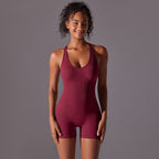 Womens Yoga Activewear 90% nylon 10% spandex Bodysuit Y-6655 print logo 51