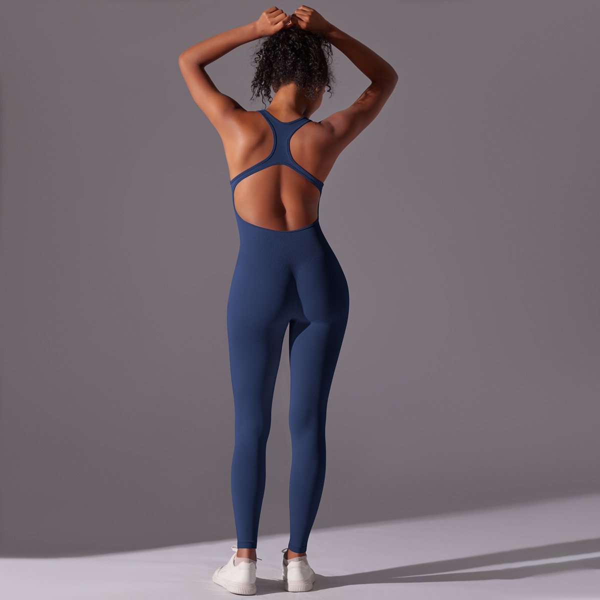 Womens Fitness Training 90% nylon 10% spandex Bodysuit Y-6655 print logo 83