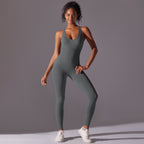 Womens Fitness Training 90% nylon 10% spandex Bodysuit Y-6655 print logo 19
