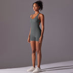 Womens Yoga Activewear 90% nylon 10% spandex Bodysuit Y-6655 print logo 67