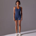 Womens Yoga Activewear 90% nylon 10% spandex Bodysuit Y-6655 print logo 76