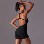 Womens Yoga Activewear 90% nylon 10% spandex Bodysuit Y-6655 print logo 16