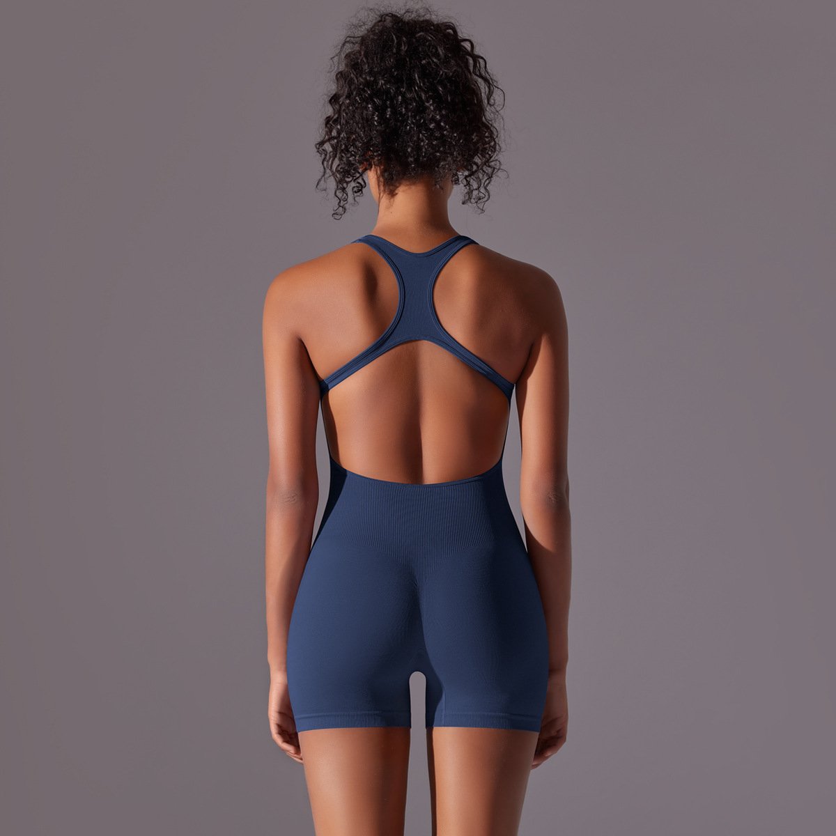Womens Yoga Activewear 90% nylon 10% spandex Bodysuit Y-6655 print logo 84