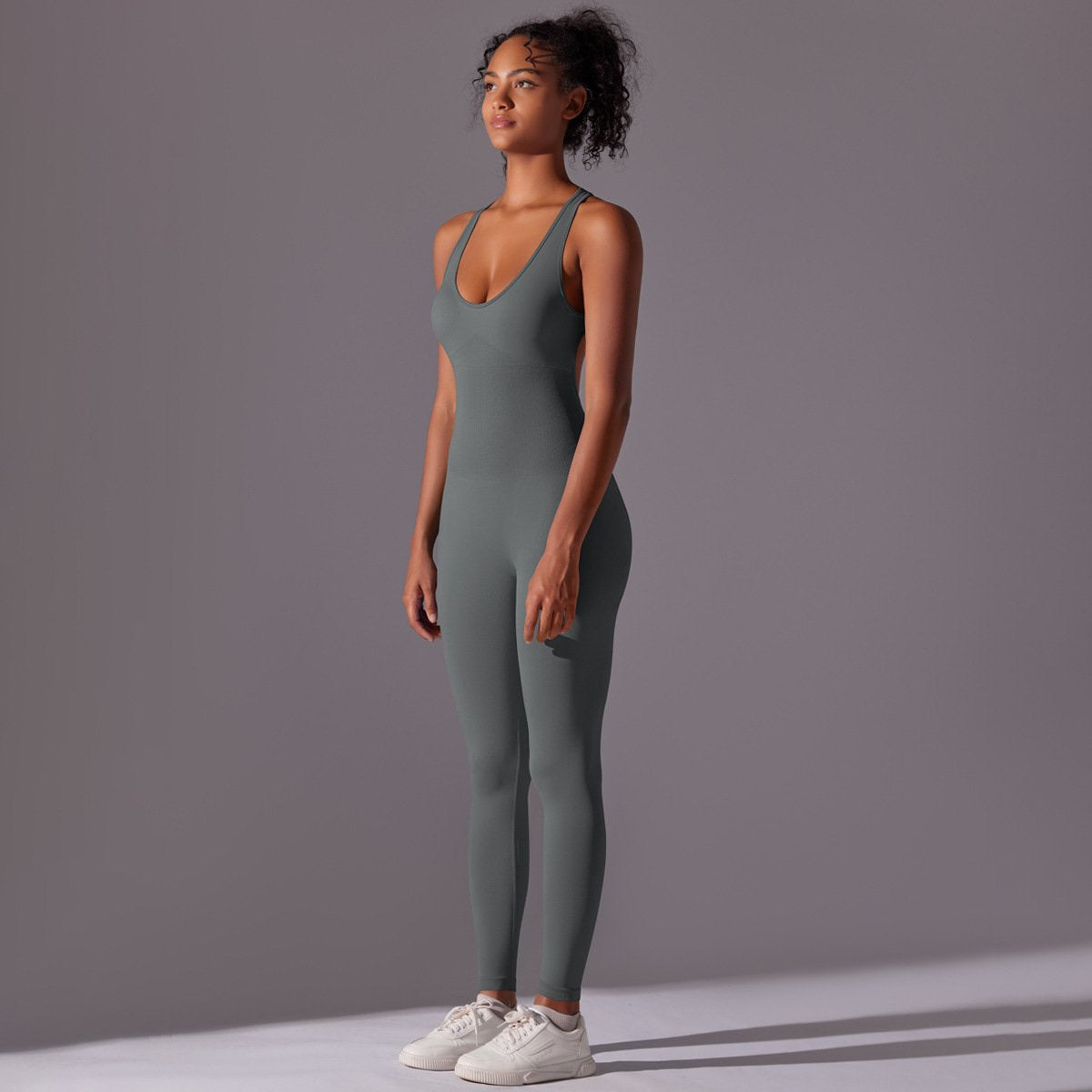 Womens Fitness Training 90% nylon 10% spandex Bodysuit Y-6655 print logo 68