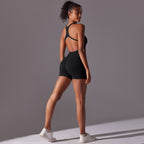 Womens Yoga Activewear 90% nylon 10% spandex Bodysuit Y-6655 print logo 40