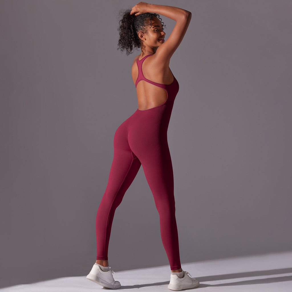 Womens Fitness Training 90% nylon 10% spandex Bodysuit Y-6655 print logo 52