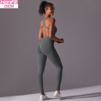 Womens Fitness Training 90% nylon 10% spandex Bodysuit Y-6655 print logo 8