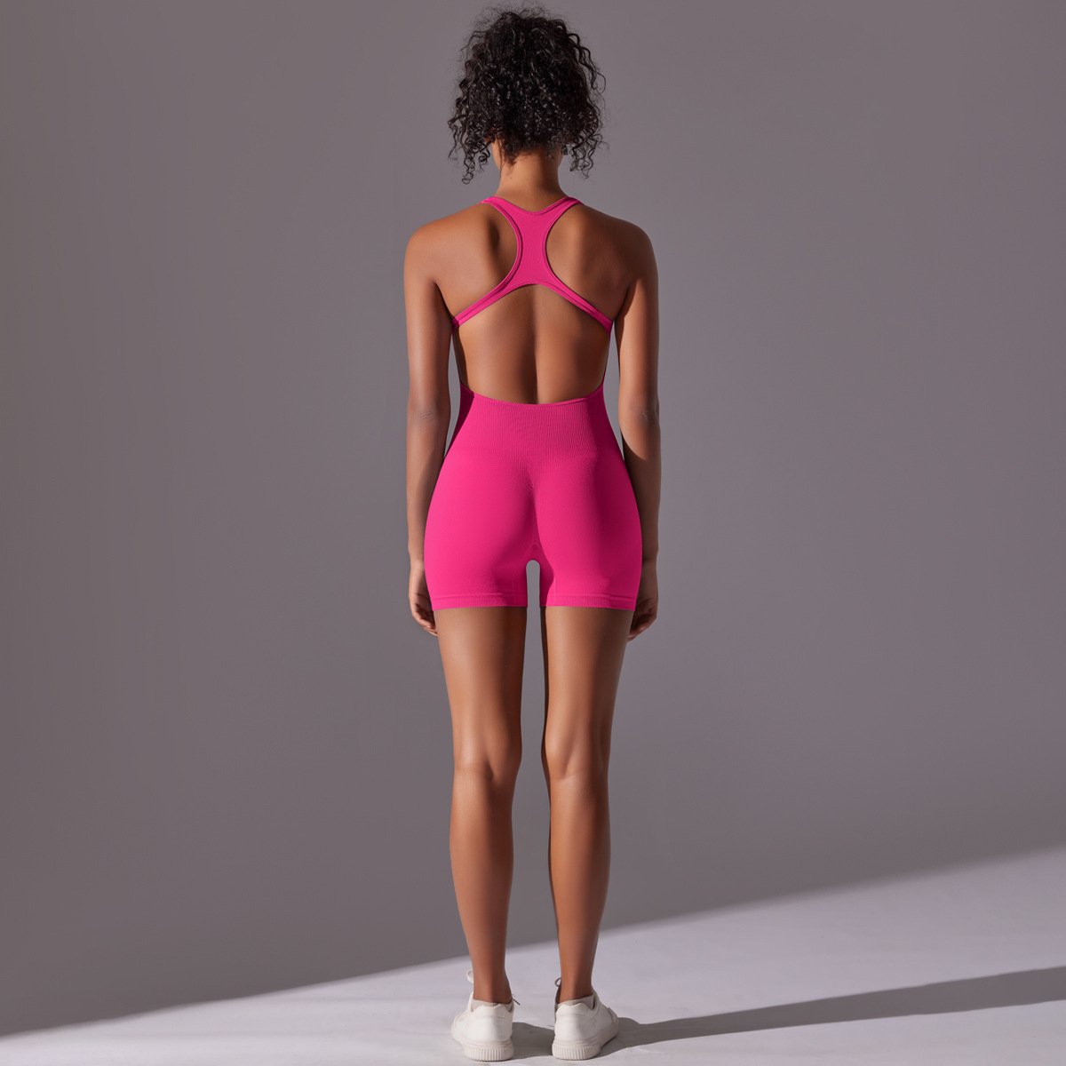 Womens Yoga Activewear 90% nylon 10% spandex Bodysuit Y-6655 print logo 28