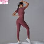 Womens Sports Training 75% nylon 25% spandex Bodysuit Y-6656 print logo 9