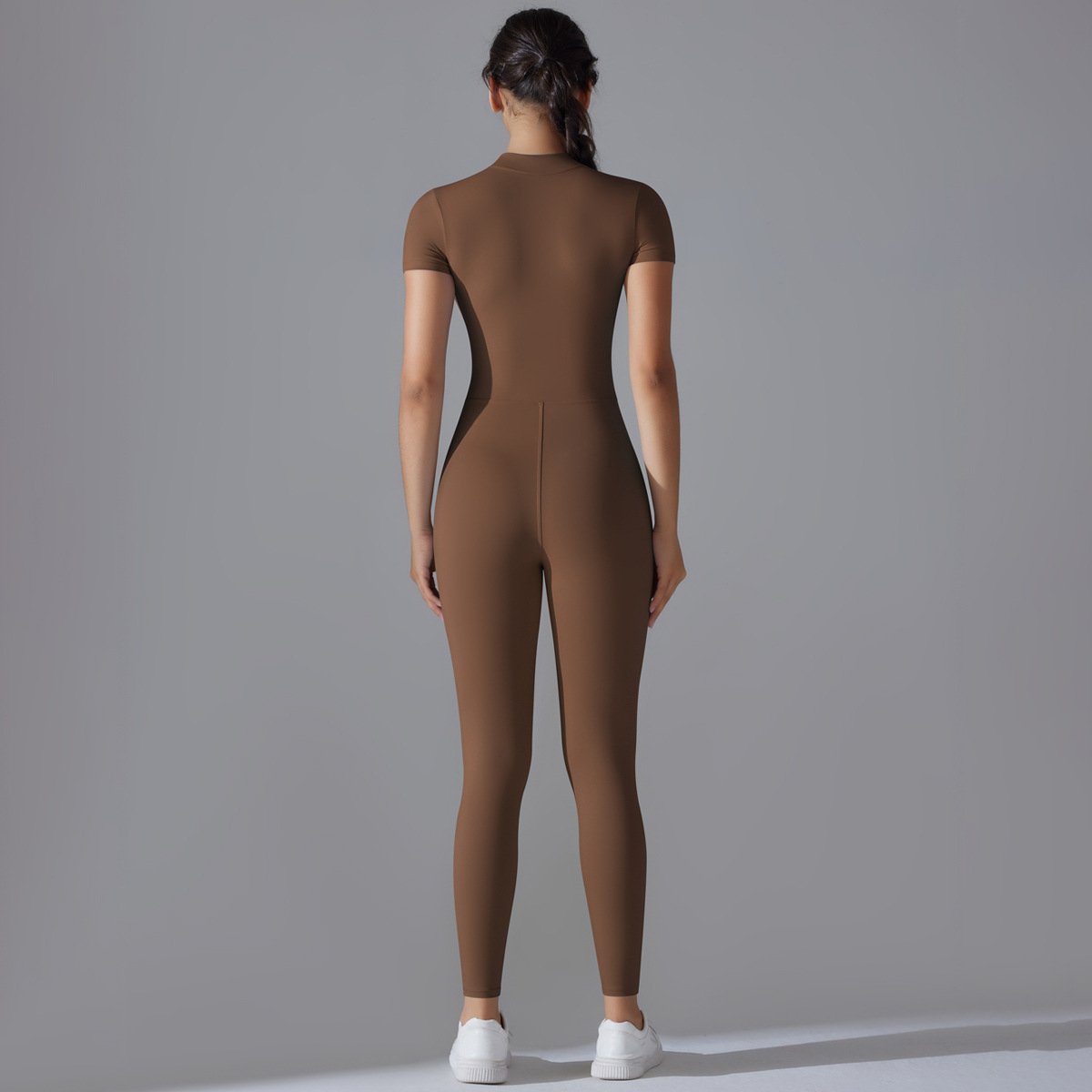 Womens Sports Training 75% nylon 25% spandex Bodysuit Y-6656 print logo 23