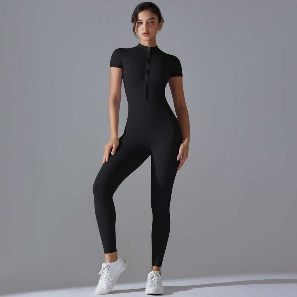 Womens Sports Training 75% nylon 25% spandex Bodysuit Y-6656 print logo 43