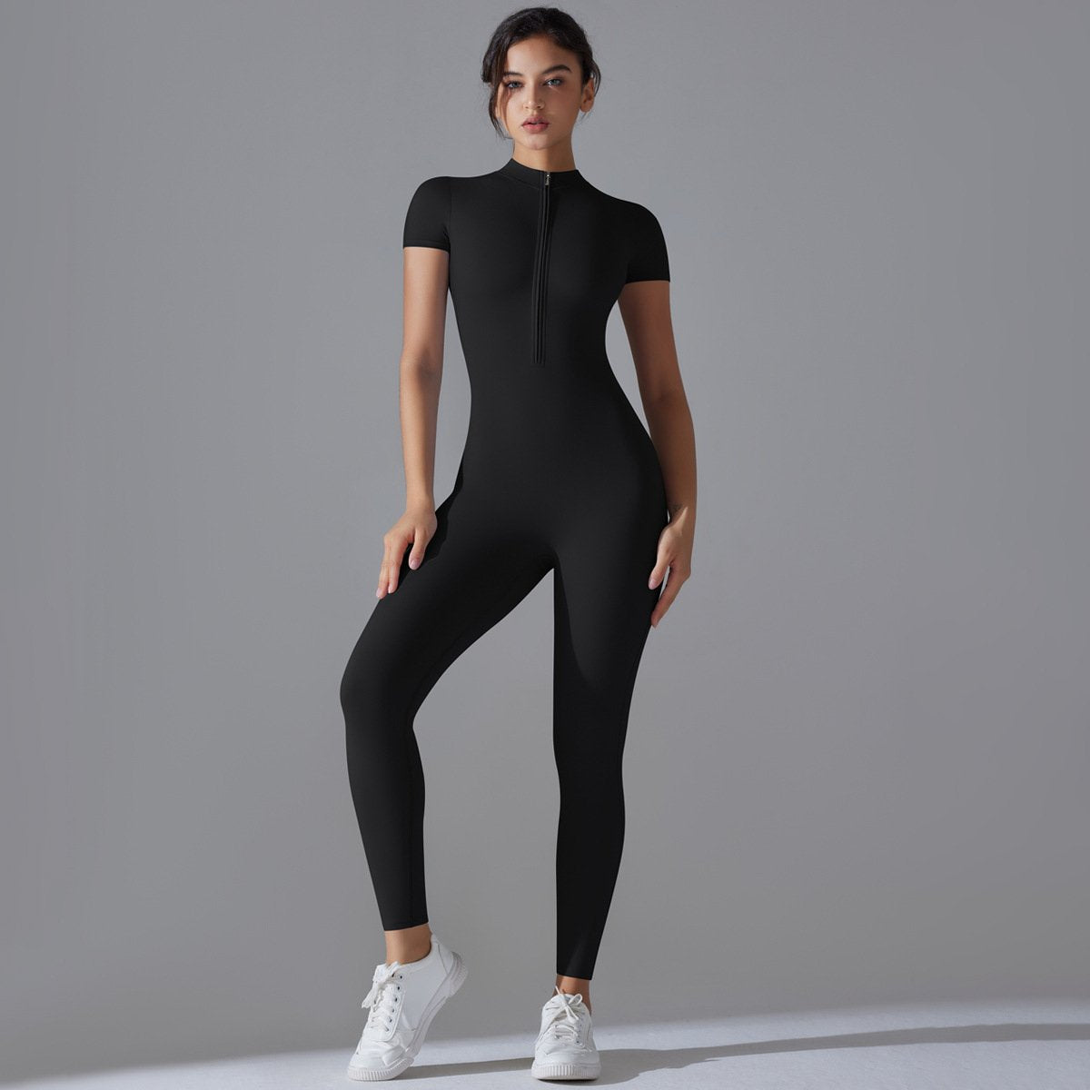 Womens Sports Training 75% nylon 25% spandex Bodysuit Y-6656 print logo 43