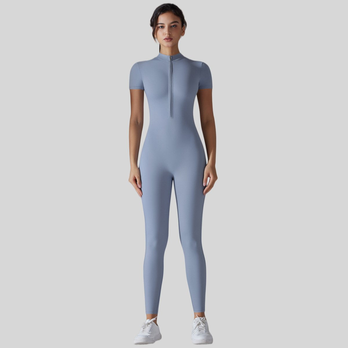 Womens Sports Training 75% nylon 25% spandex Bodysuit Y-6656 print logo 1