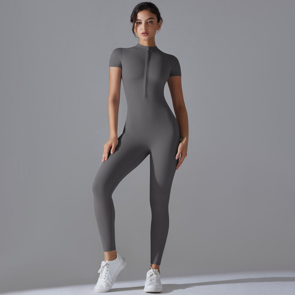 Womens Sports Training 75% nylon 25% spandex Bodysuit Y-6656 print logo 59