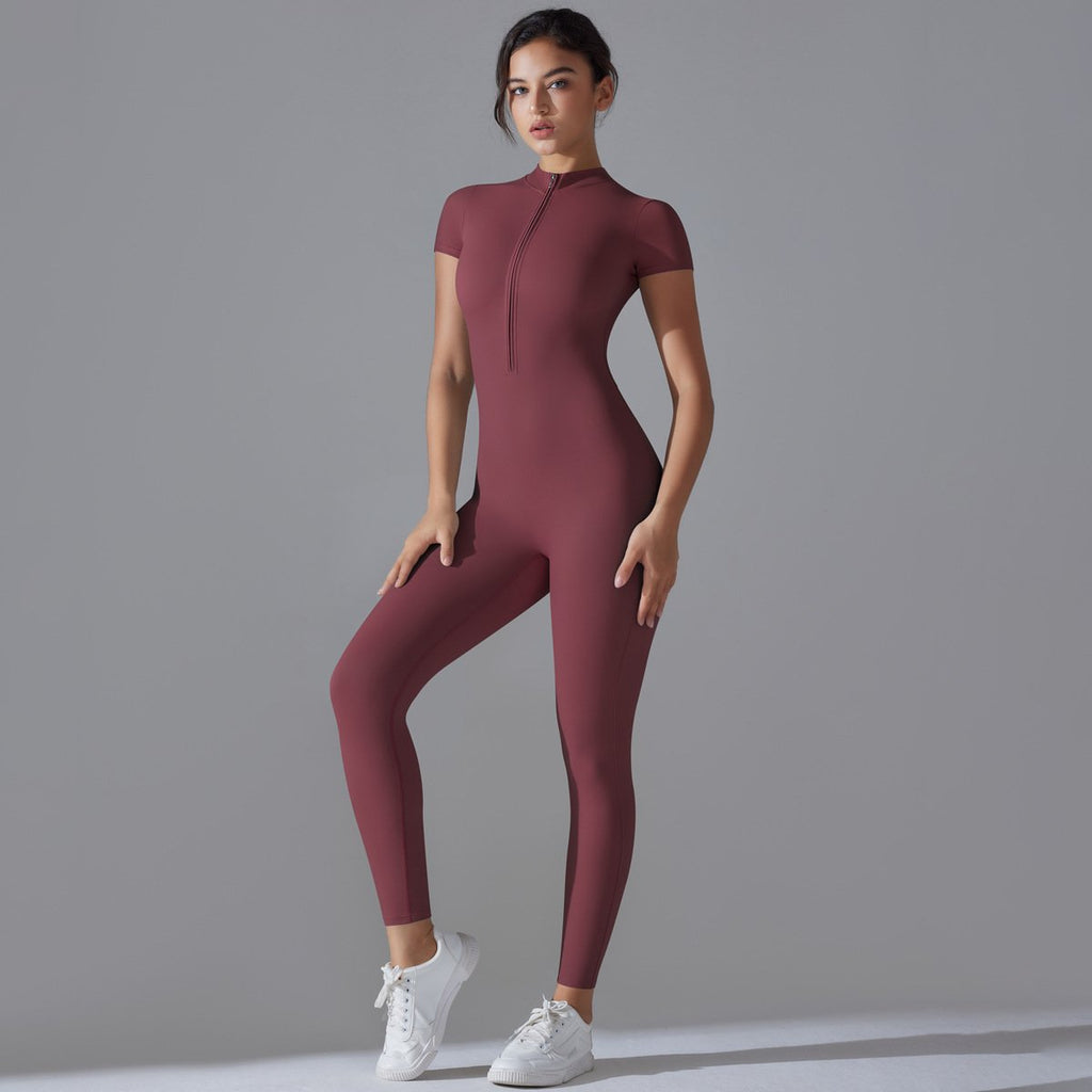 Womens Sports Training 75% nylon 25% spandex Bodysuit Y-6656 print logo 95