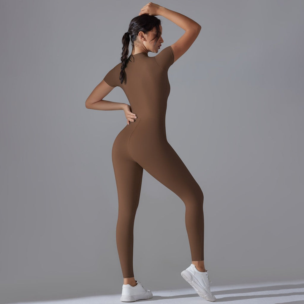 Womens Sports Training 75% nylon 25% spandex Bodysuit Y-6656 print logo 24