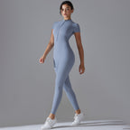 Womens Sports Training 75% nylon 25% spandex Bodysuit Y-6656 print logo 76
