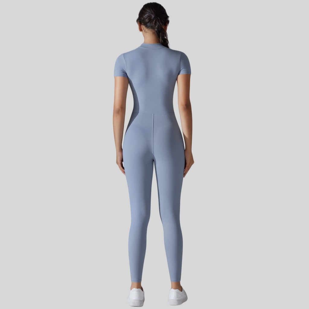 Womens Sports Training 75% nylon 25% spandex Bodysuit Y-6656 print logo 2
