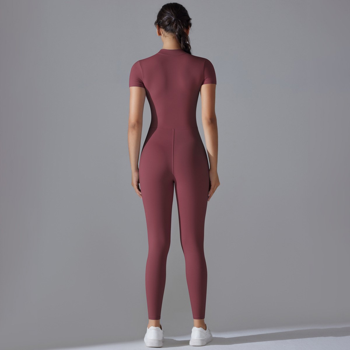 Womens Sports Training 75% nylon 25% spandex Bodysuit Y-6656 print logo 84