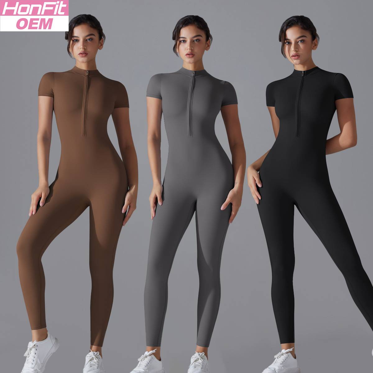 Womens Sports Training 75% nylon 25% spandex Bodysuit Y-6656 print logo 6