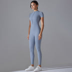 Womens Sports Training 75% nylon 25% spandex Bodysuit Y-6656 print logo 68