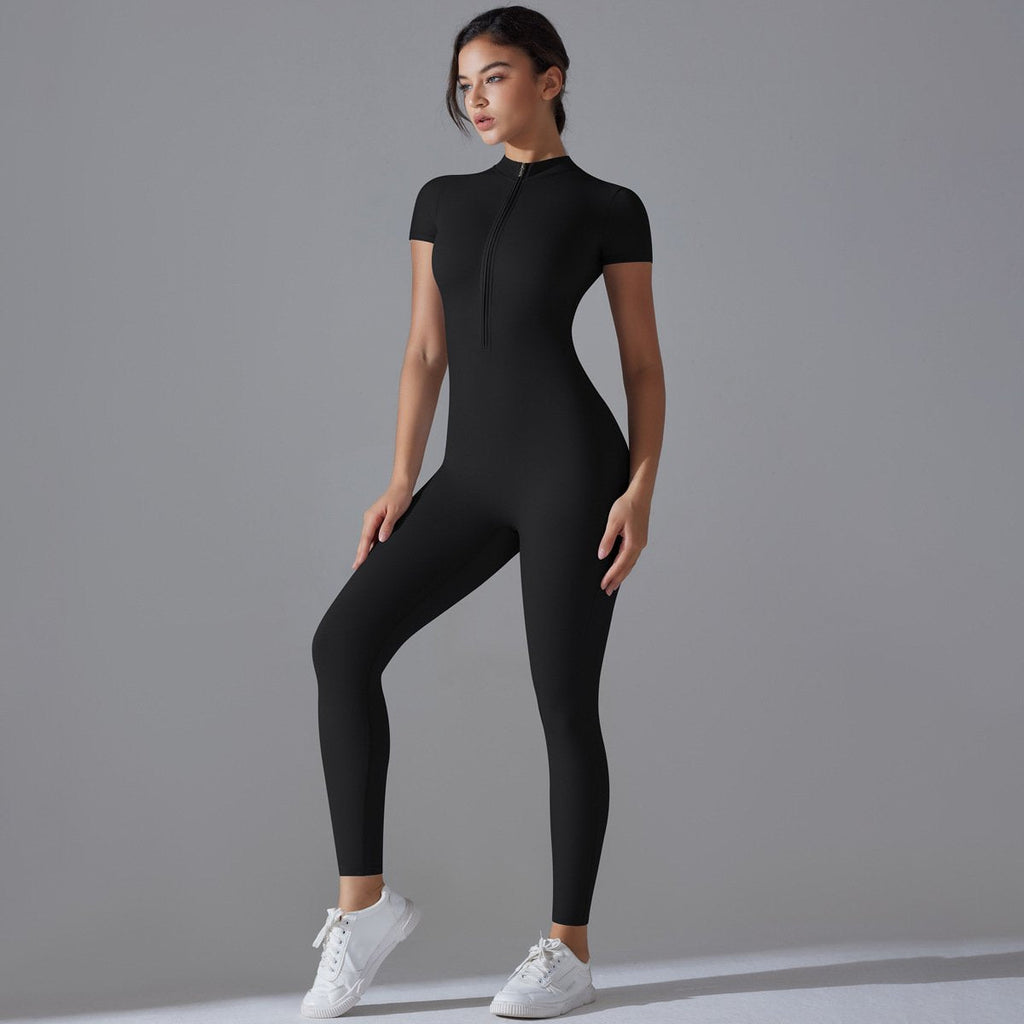 Womens Sports Training 75% nylon 25% spandex Bodysuit Y-6656 print logo 44