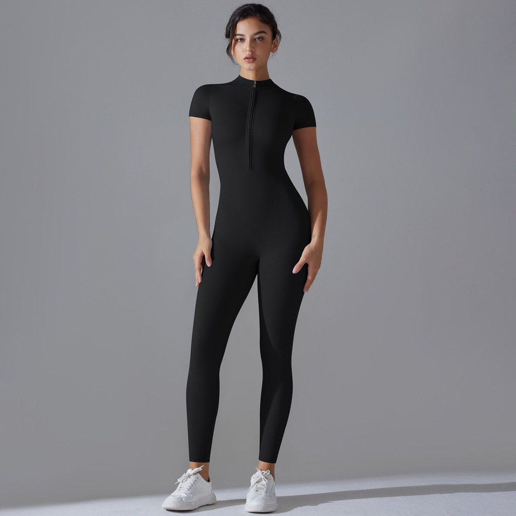 Womens Sports Training 75% nylon 25% spandex Bodysuit Y-6656 print logo 49