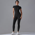 Womens Sports Training 75% nylon 25% spandex Bodysuit Y-6656 print logo 49