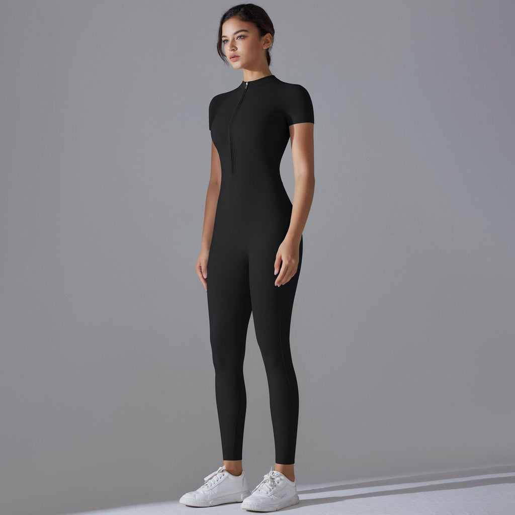 Womens Sports Training 75% nylon 25% spandex Bodysuit Y-6656 print logo 37