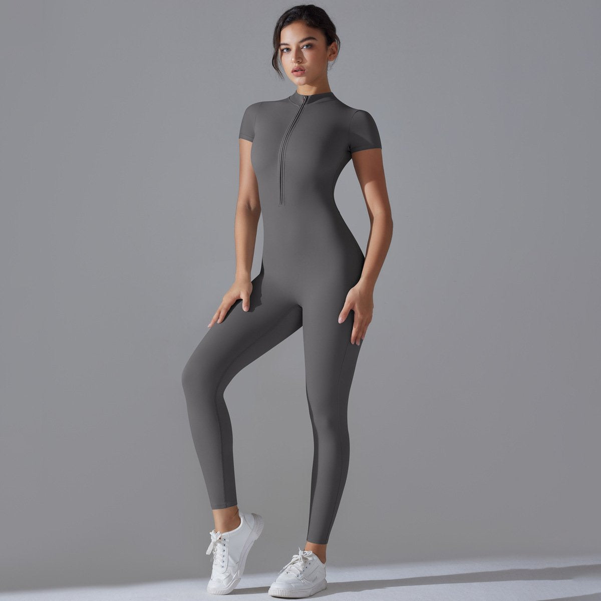 Womens Sports Training 75% nylon 25% spandex Bodysuit Y-6656 print logo 65