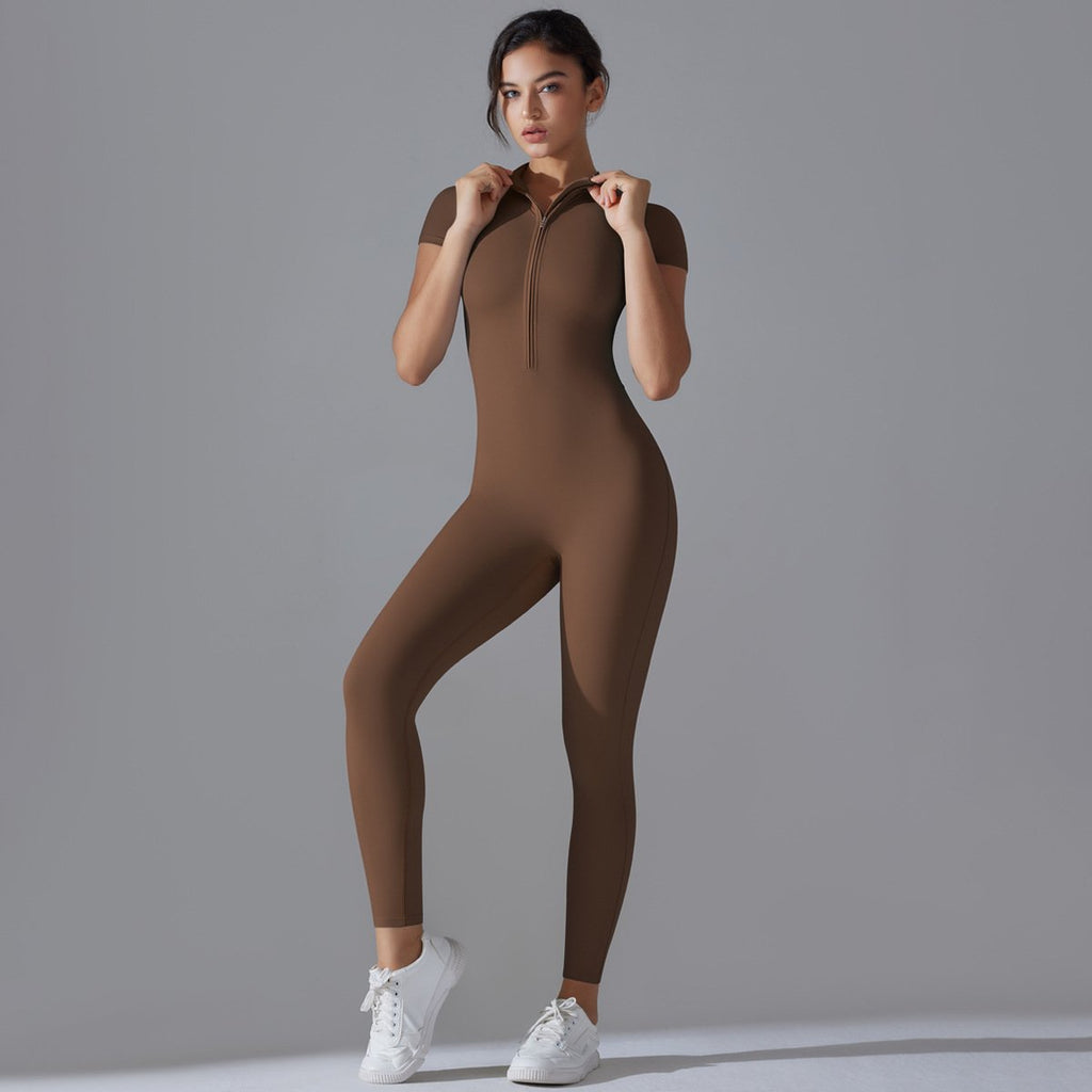 Womens Sports Training 75% nylon 25% spandex Bodysuit Y-6656 print logo 15