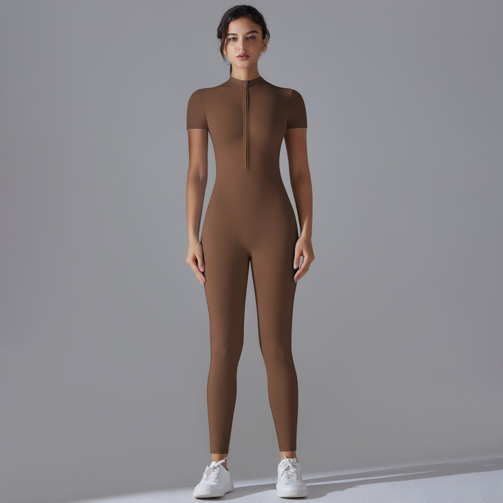 Womens Sports Training 75% nylon 25% spandex Bodysuit Y-6656 print logo 21