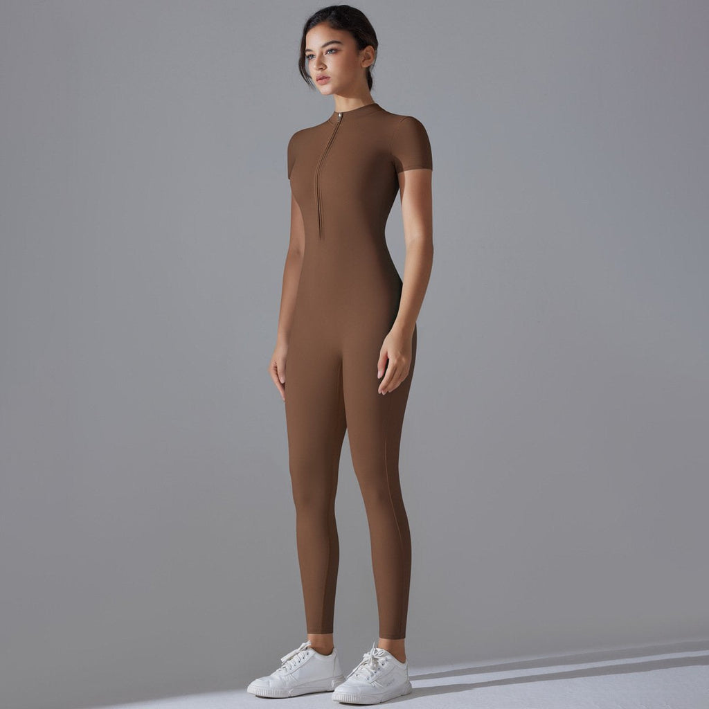 Womens Sports Training 75% nylon 25% spandex Bodysuit Y-6656 print logo 22