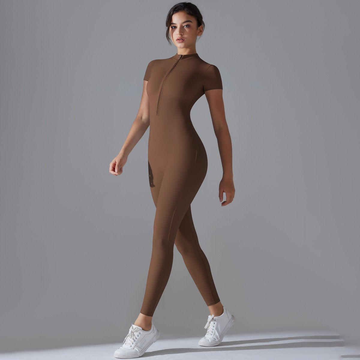 Womens Sports Training 75% nylon 25% spandex Bodysuit Y-6656 print logo 30