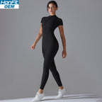 Womens Sports Training 75% nylon 25% spandex Bodysuit Y-6656 print logo 12